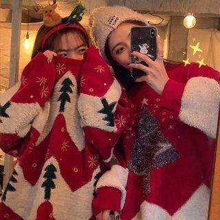 Christmas Snowflake Knit Sweater