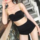 Set: Plain Top + Swim Pants
