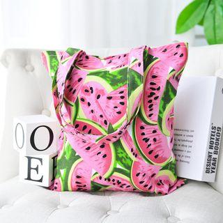 Watermelon Print Tote Bag