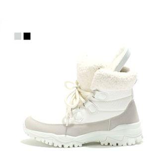 Fleece Lined Padded Snow Boots