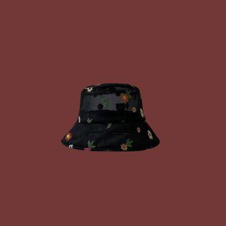 Printed Lace Bucket Hat