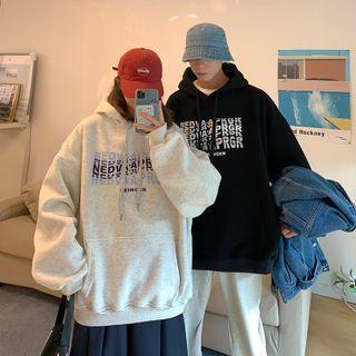 Couple Matching Long-sleeve :lettering Hoodie