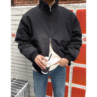 Dumble-collar Bomber Jacket