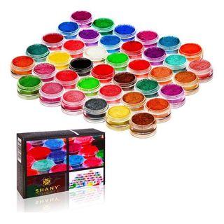 Shany - Eye Sparkle / Eye Shadow Loose Powder (set Of 40 Colors) As Figure Shown
