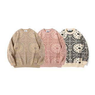 Paisley Jacquard Sweater