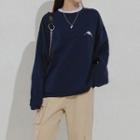 Fuji-mountain Round-neck Pullover