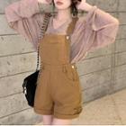 Denim Wide Leg Jumper Shorts / Long-sleeve T-shirt