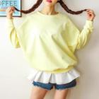 Dolman-sleeve Sweatshirt