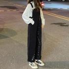 Color Splash Wide-leg Jumper Jeans
