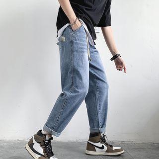 Cropped Tapered Jeans / Short-sleeve T-shirt / Set
