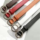 Faux Leather No-hole Belt