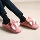 Bow Furry Slippers