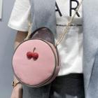 Cherry Round Chained Shoulder Bag