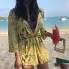 Floral Bikini / Floral Cover Up