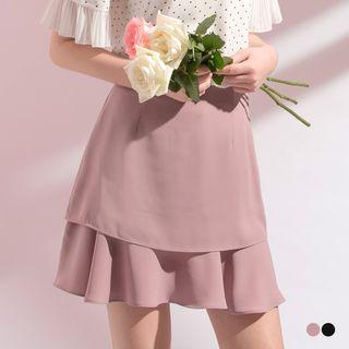 Chiffon Layered Circle Skirt