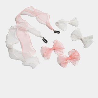 Mesh Bow Hair Clip / Headpiece