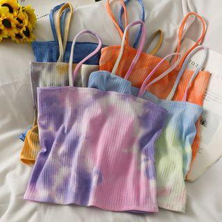 Tie-dyed Cropped Camisole Top In 6 Colors