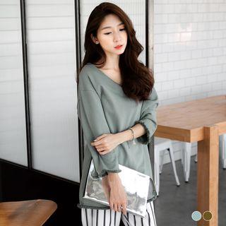 Fringe 3/4 Sleeve Top