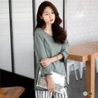 Fringe 3/4 Sleeve Top
