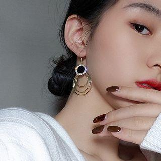 Circle Earring  - As Shown In Figure