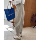 Plain Suspender Harem Pants