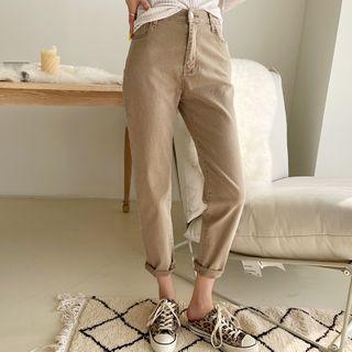 Washed Baggy-fit Pants