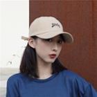 Simple Lettering Embroidered Baseball Cap