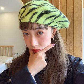 Zebra Print Beret