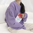 Plain Pullover Single Layer - Purple - One Size