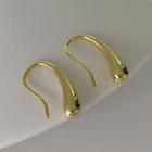 Alloy Drop Earring 1 Pair - 14k Gold - One Size