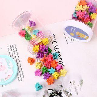 Mini Flower / Bear Hair Clamp Bulky Pack Random Color - One Size