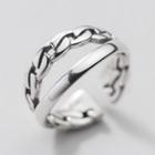 925 Sterling Silver Layered Ring 1 Pc - 925 Sterling Silver Layered Ring - One Size