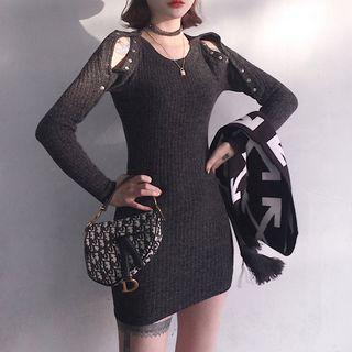Knit Sheath Mini Dress