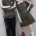 Couple Matching Polo Pullover / Mini Polo Pullover Dress / Harem Pants
