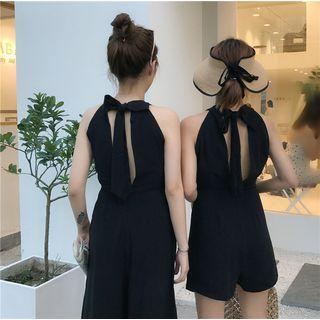 Backless Halter Playsuit / Jumpsuit