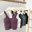Lettering V-neck Camisole Top