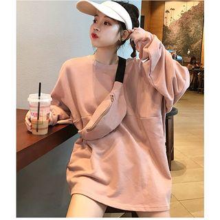 Loose-fit Pullover With Fanny Pack