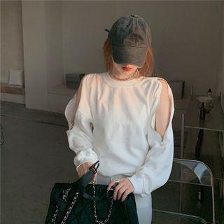 Zip Detail Pullover / Cropped Harem Pants