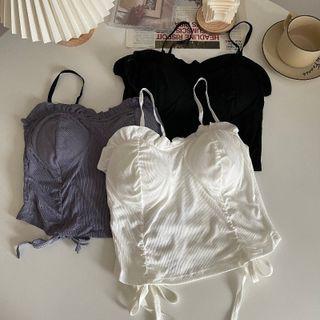 Drawstring Padded Camisole Top