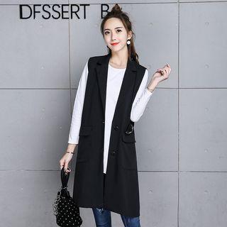 Long Vest With Belt