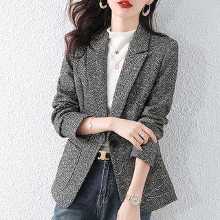Chevron Stripe Blazer