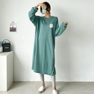Flower Print T-shirt Dress