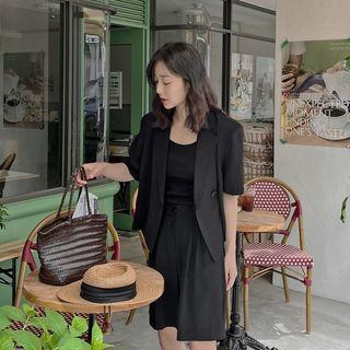 Short-sleeve Formal Blazer