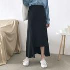 Asymmetrical A-line Maxi Skirt