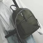 Chain Trim Oxford Backpack