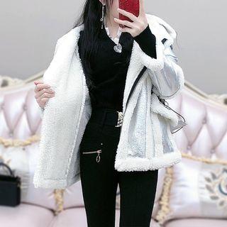 Faux Shearilng Padded Coat