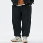 Drawstring-cuff Jeans