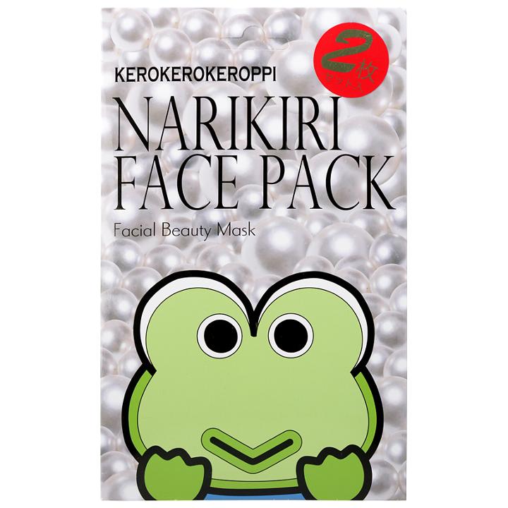 Sanrio - Narikiri Face Pack Facial Beauty Mask (kerokerokeroppi) (pearl Essence) 2 Pcs