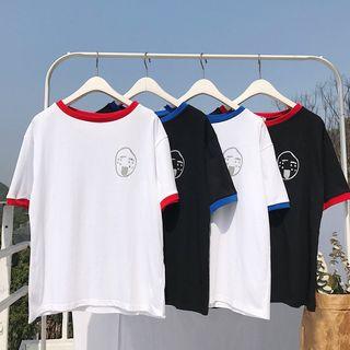 Couple Matching Smiley Face T-shirt