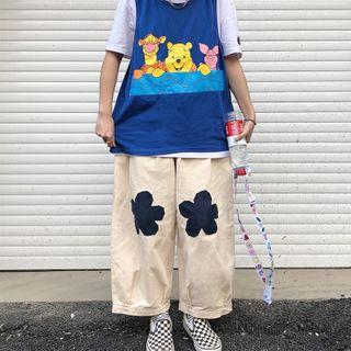 Flower Patch Wide-leg Pants